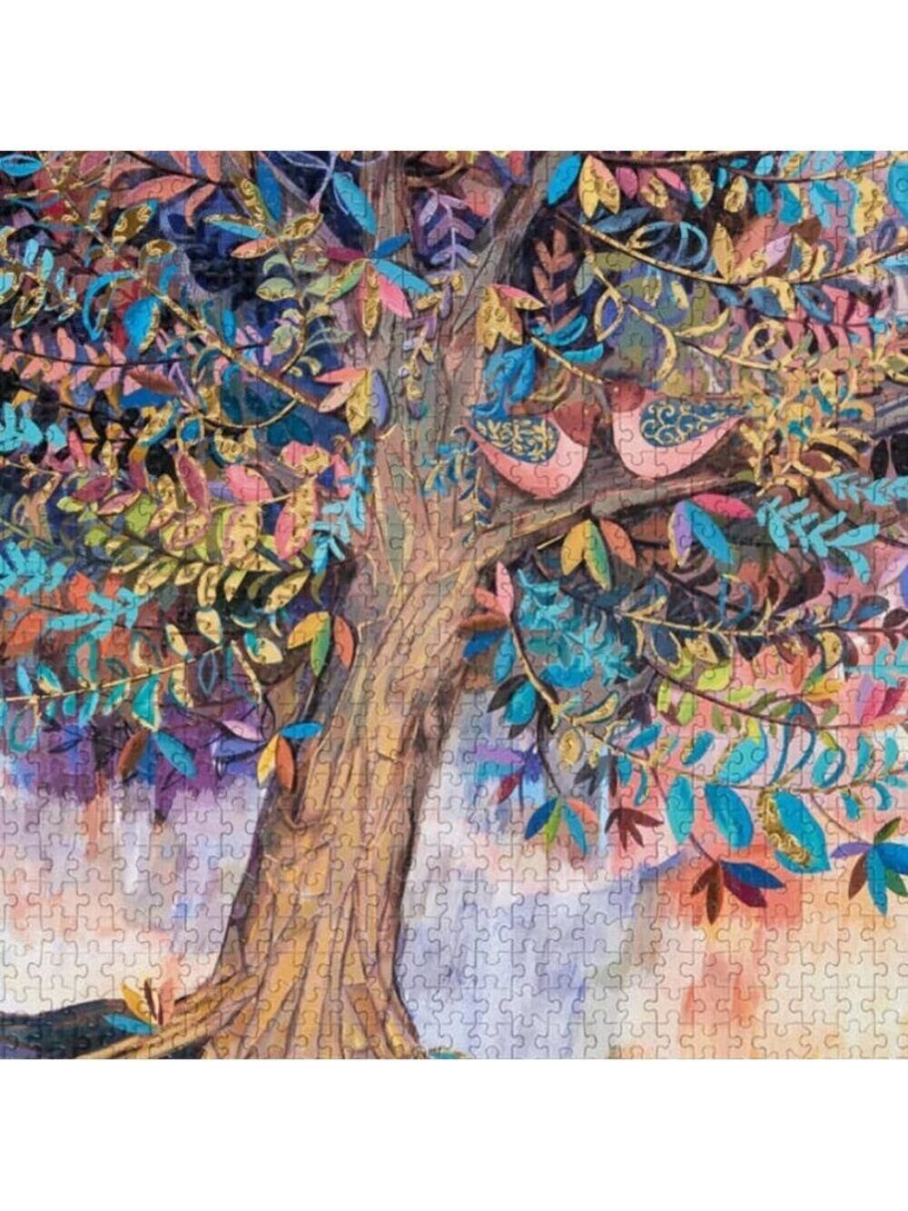 Illumination Tree 1000 Piece Gold Foil Puzzle - Picture 7 of 9